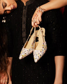 Gatsby's Girl : Salsa Mule Heels