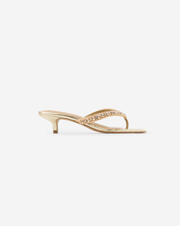 Gilt Trip : Strappy Heels - Fizzy Goblet - Handcrafted - Indian