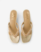 Gilt Trip : Strappy Heels - Fizzy Goblet - Handcrafted - Indian