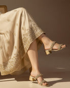 Golden Hour Glam : Sandal Heels