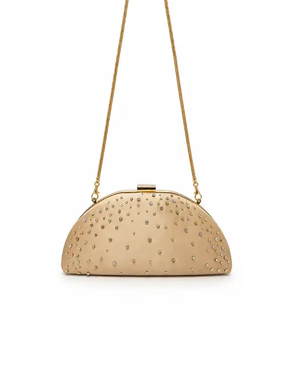 Golden Eclipse : Clutch Bag - Gold - Fizzy Goblet - Indian