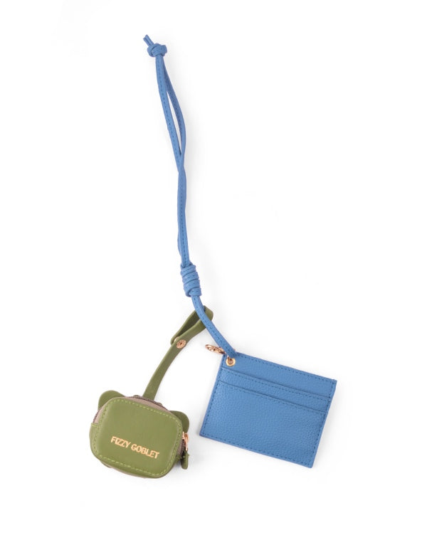 Green Butterfly : Charm & Card Holder