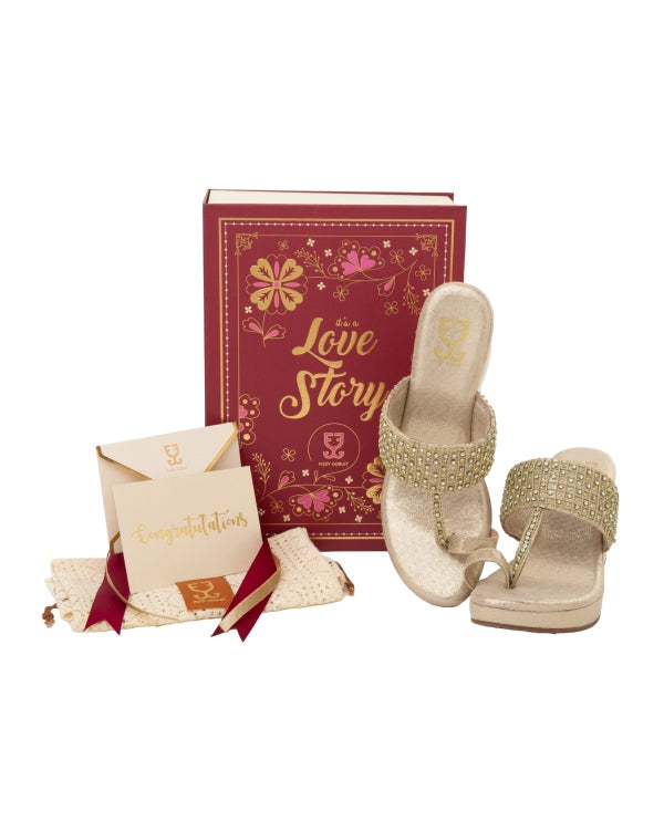 Love Story Box : Hollywood High Kolha Wedge