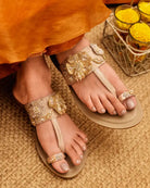 Noor Bloom : Kolha Flats - Indian - Handcrafted - Fizzy Goblet