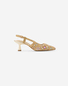 Noor Nights : Mule Heels - Fizzy Goblet - Handcrafted - Indian