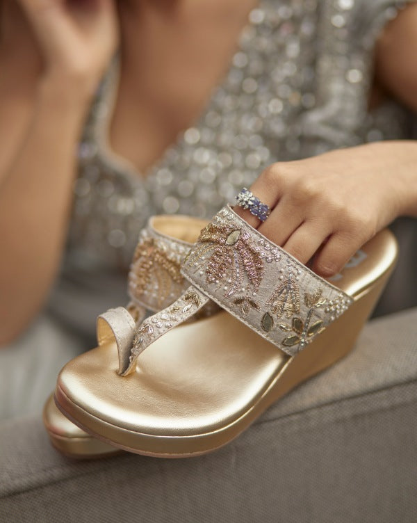 Palermo : Kolha Wedge -  Payal Singhal x Fizzy Goblet - Limited Edition