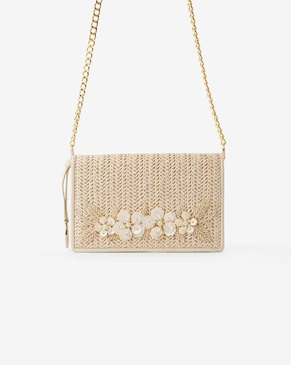 Pearl Pressure : Shoulder Bag - Pearls - Shoulder Bag - Handcrafted - Fizzy Goblet