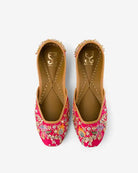 Pink Different : Juttis - Fizzy Goblet - Indian - Handcrafted 