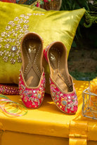 Pink Different : Juttis - Fizzy Goblet - Indian - Handcrafted 