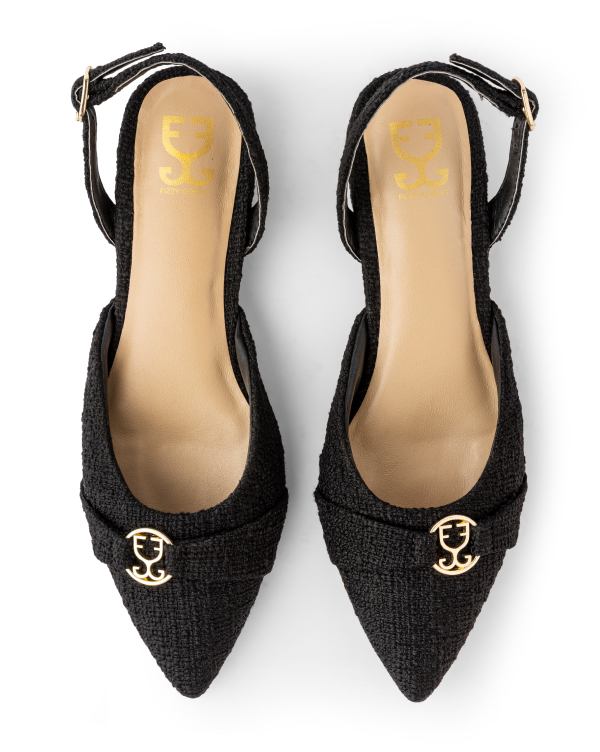 Power Pointed : Slingback Mules