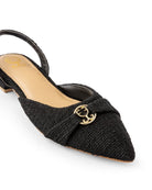 Power Pointed : Slingback Mules