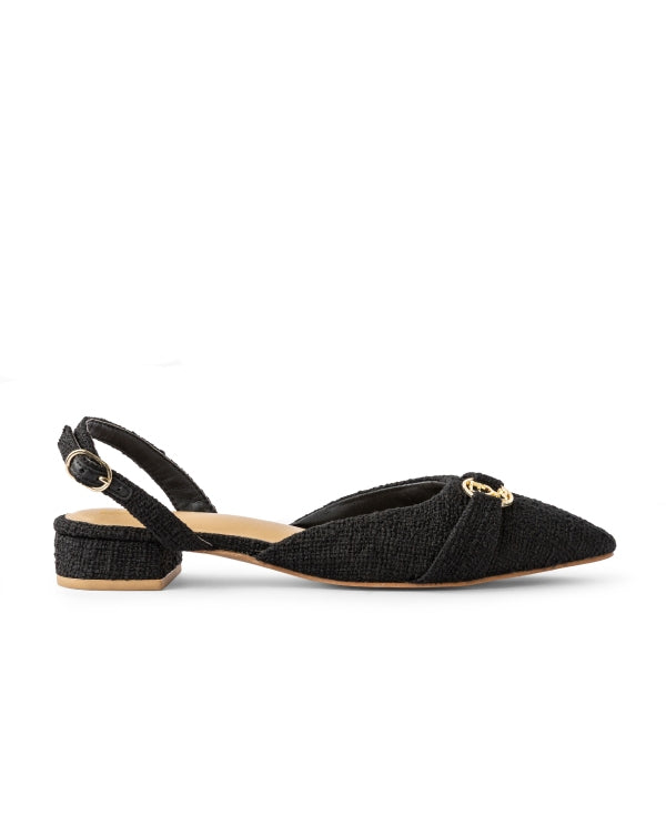 Power Pointed : Slingback Mules