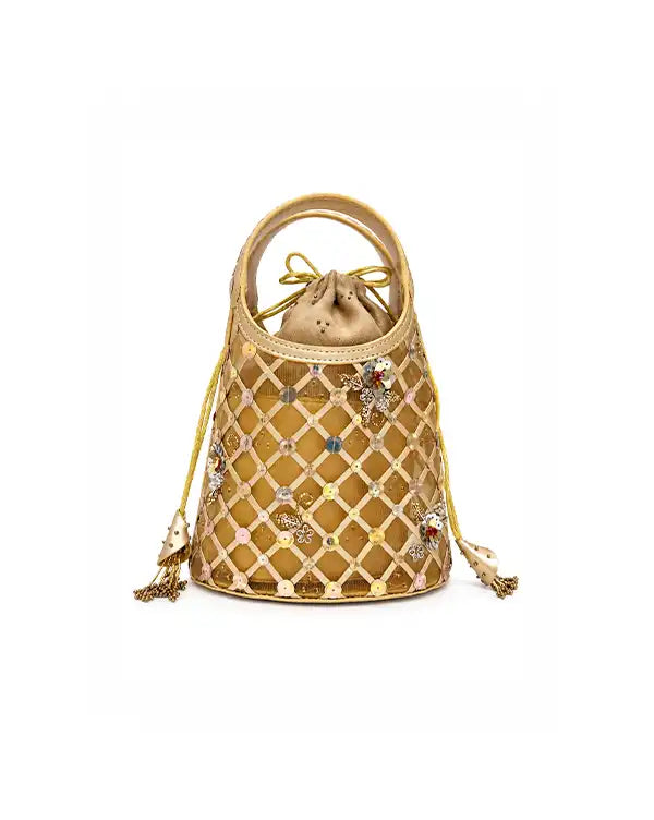Queen B - Gold : Potli Bag