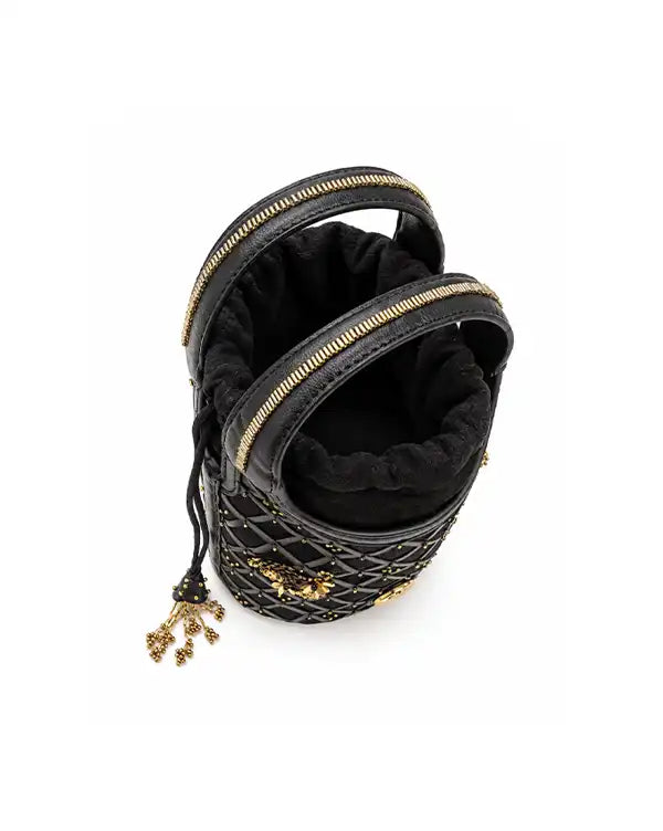 Queen B - Black : Potli Bag