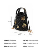 Queen B - Black : Potli Bag