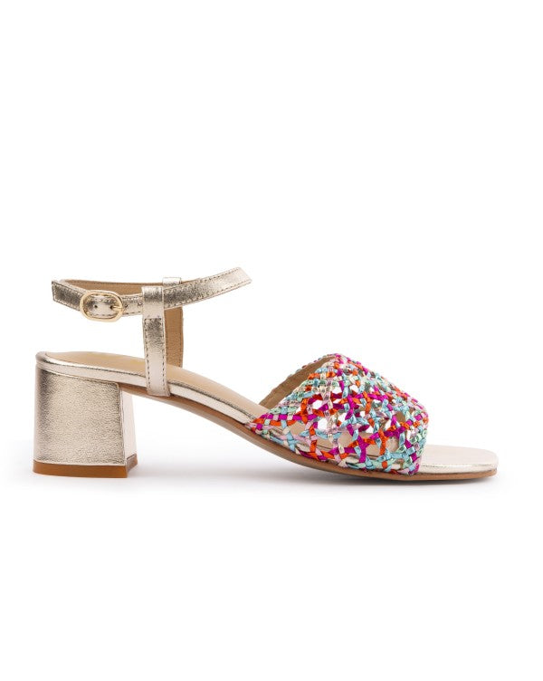 Rainbow Sprinkles : Sandal Heels