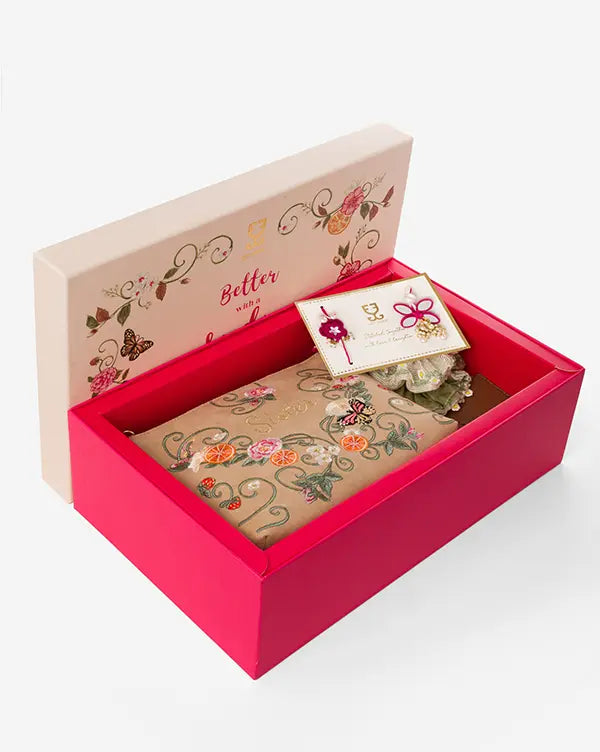 Rakhi Gift : Box - Handcrafted - Fizzy Goblet - Indian - Gift box
