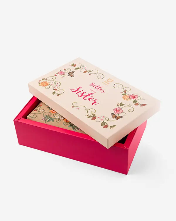 Rakhi Gift : Box - Handcrafted - Fizzy Goblet - Indian - Gift box