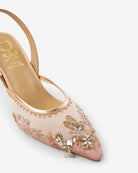 Rose Code : Sandal Heels - Fizzy Goblet - Handcarfted - Indian