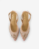 Rose Code : Sandal Heels - Fizzy Goblet - Handcarfted - Indian