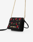Ruby : Shoulder Bag - Mini - Shoulder Bag - Black - Handcrafted - Fizzy Goblet