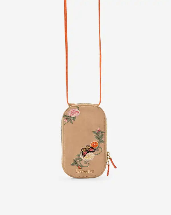 Secret Garden : Phone Bag - Handcrafted - Fizzy Goblet - Indian