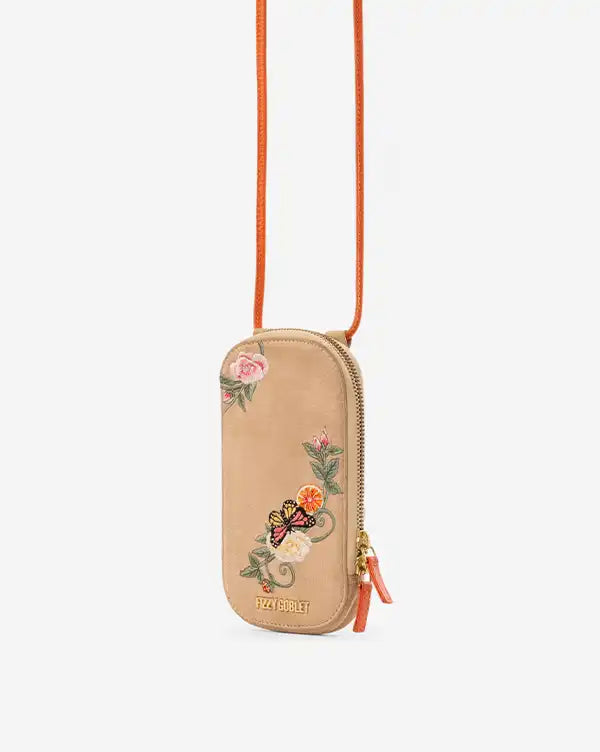 Secret Garden : Phone Bag - Handcrafted - Fizzy Goblet - Indian