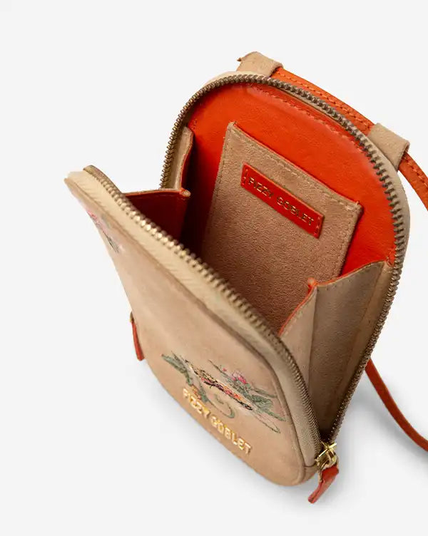 Secret Garden : Phone Bag - Handcrafted - Fizzy Goblet - Indian