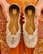 Starlit Affair : Juttis - Handcrafted - Fizzy Goblet - Indian