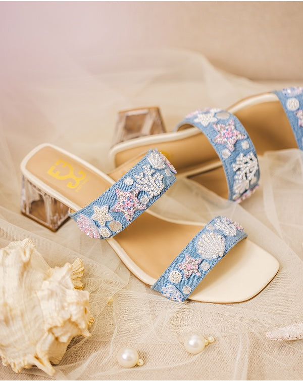 Shell Yeah : Block Heels