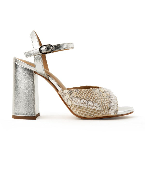 BUSE Gold Glitter Crystal Rhinestone Women's Open Toe High Heel Wedding  Sandal – Zerga Shoes