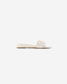 White on Cue : Sandal Heels - Heels - Fizzy Goblet - Handcrafted - Indian