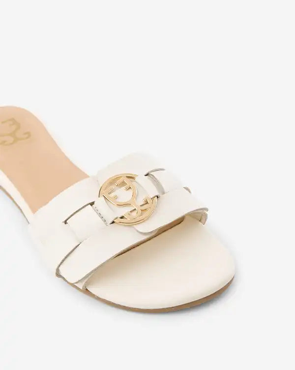 White on Cue : Sandal Heels - Heels - Fizzy Goblet - Handcrafted - Indian