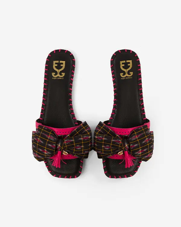 Bow to be Wild : Sandal - Handcrafted - Fizzy Goblet