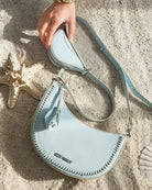 Blue-la-la : Mini Hobo Bag - Handcrafted Fizzy Goblet