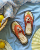 Sunny Hunny : Bomba Sliders - Orange _ Sliders - Handcrafted 