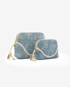 Denim Daydream : Pouches - Blue - Fizzy Goblet  - Handcrafted