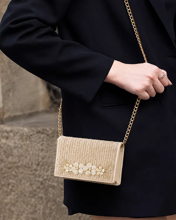 Pearl Pressure : Shoulder Bag - Fizzy Goblet - Handcrafted