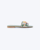 Spring Again : Sandals - Handcrafted - Green - Fizzy Goblet