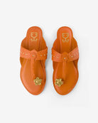 Genda : Koha Flats - Orange - Fizzy Goblet - Handcrafted - Indian