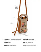 Hot Tea : Phone Bag - Bag - Fizzy Goblet - Handcrafted - Indian