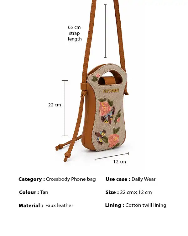 Hot Tea : Phone Bag - Bag - Fizzy Goblet - Handcrafted - Indian