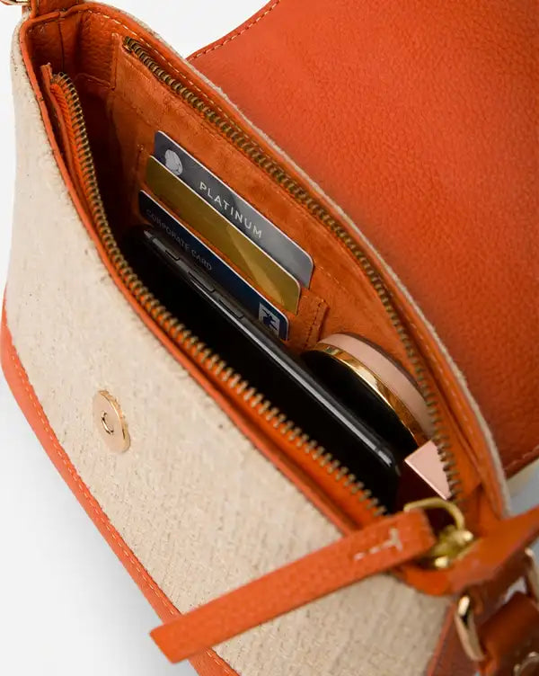 Lucky Orange : Sling Bag - Handcrafted - Fizzy Goblet