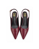 Merlot Mood : Slingback Mules
