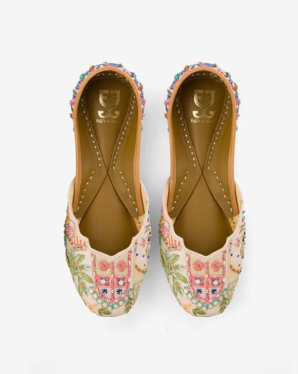 Mirror Masala : Juttis - Fizzy Goblet - Handcrafted