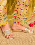 Mixed Signals : Sandal Heels - Heels - FIzzy Goblet - Handcrafted - Indian