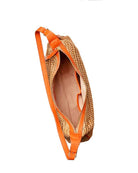 Hammock Hobo Bag With Handwoven Raffia