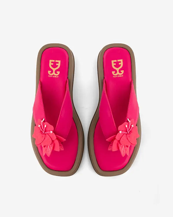 Pink-a-boo : Bomba Sliders - Fizzy Goblet - Handcrafted 