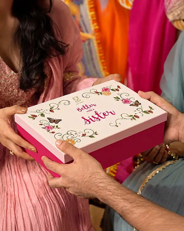 Rakhi Gift : Box - Handcrafted - Fizzy Goblet - Indian - Gift box