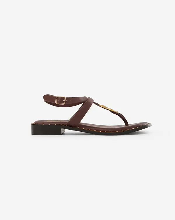 Sindoor : Thong Sandals - Handcrafted - Fizzy Goblet - Indian